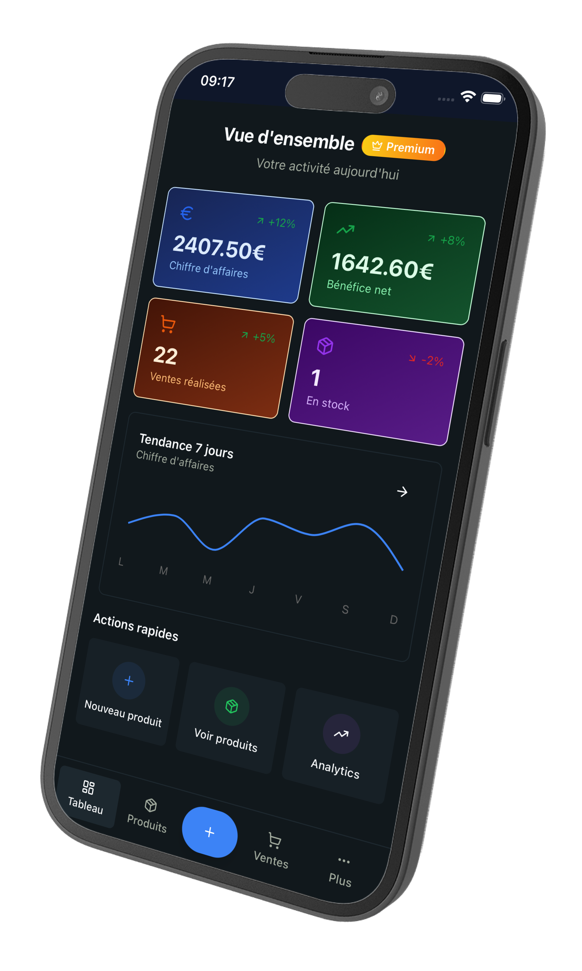 Interface d'inventaire Vintelis